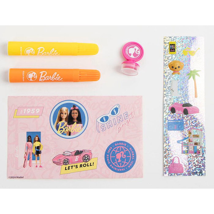 CERDÁ Coffret de papeterie coloriage Barbie - 30 x 30 x 2,5 cm