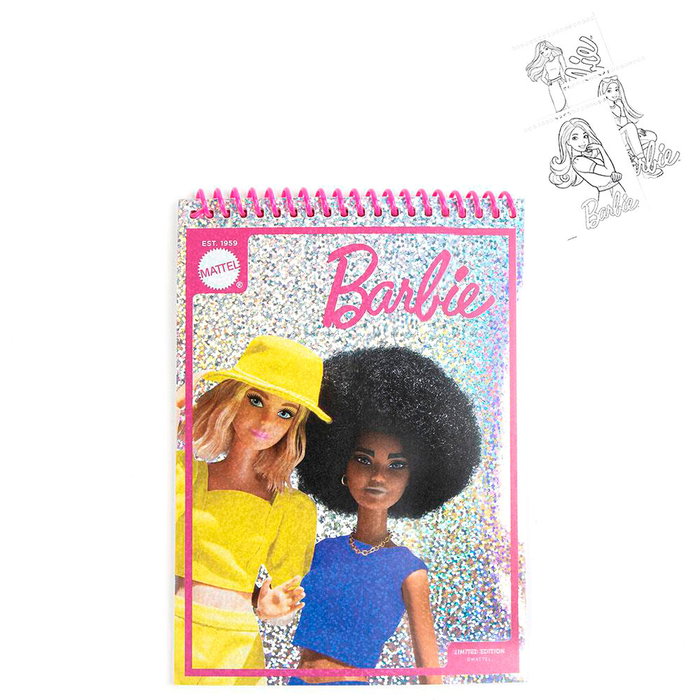 CERDÁ Coffret de papeterie coloriage Barbie - 30 x 30 x 2,5 cm