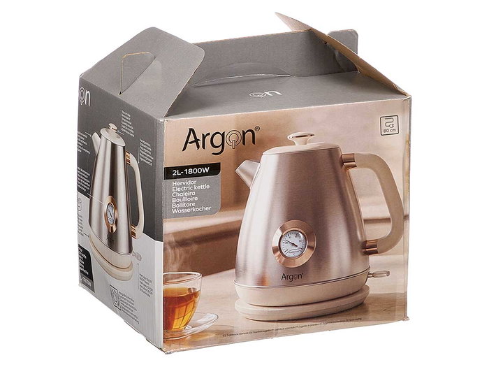 ARGON Bouilloire électrique en acier 2 L 1800W