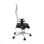 Piqueras y Crespo Chaise de Bureau Albacete XL Noir et Blanc