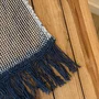 Toison D'Or Rideau Portière Denim & Ecru - 140 x 240