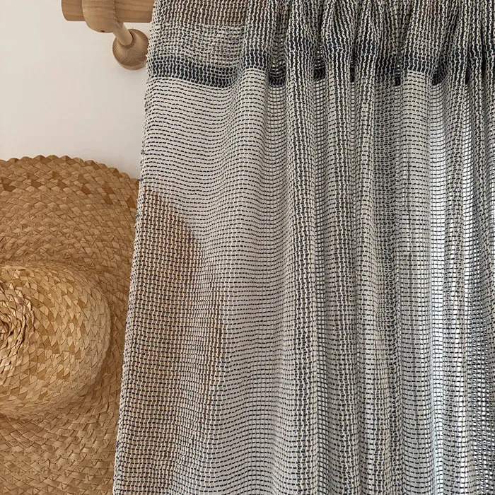 Toison D'Or Rideau Portière Denim & Ecru - 140 x 240 Toison D'Or Rideau Portière Denim & Ecru - 140 x 240