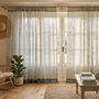 Toison D'Or Rideau Portière Denim & Ecru - 140 x 240