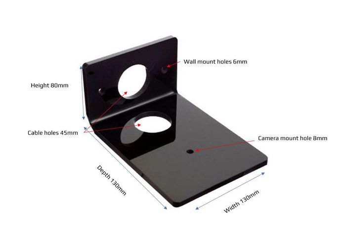 Vivolink Étagère en plastique transparent 130x180mm pour VLCAM200