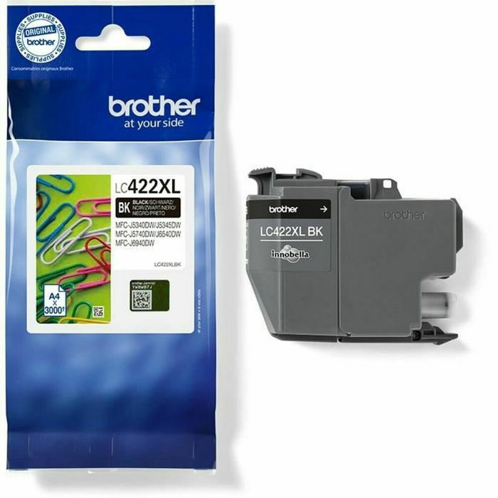 Brother LC422XLBK Cartouche d'encre noire haute capacité XL Brother LC422XLBK Cartouche d'encre noire haute capacité XL