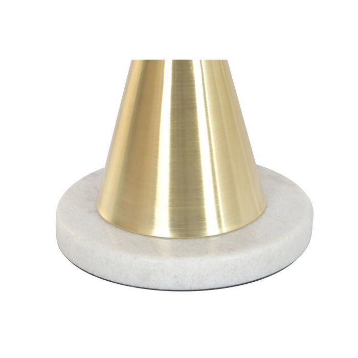 Home ESPRIT Table d'appoint Blanc Doré