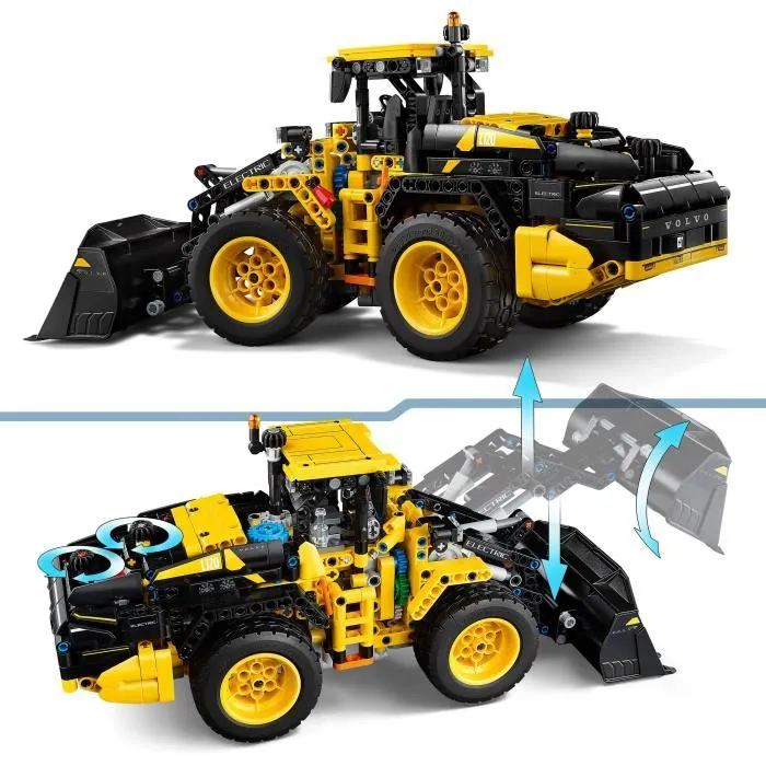 LEGO Technic Jeu de Construction 42209 - Chargeuse sur Pneus Volvo L120 Electric, Jouet Technic pour Garçons et Filles dès 9 Ans