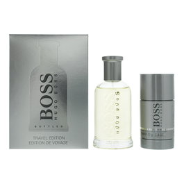 Hugo Boss - Coffret Homme Boss Bottled : Eau de Toilette 100 ml + Déodorant Stick Santal, Cidre et Vétiver 75 ml