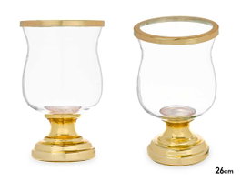 GIFTDECOR PORTAVELA COPA ABOMBADA DORADA Or