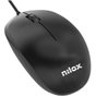 Nilox MOUSB1012 Souris Filaire USB 2.0 1200 DPI Optique 3 Boutons Noir