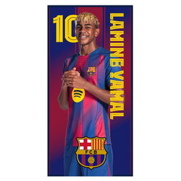 FC BARCELONA Toalla Lamine Yamal en microfibre 70x140cm 100% polyester