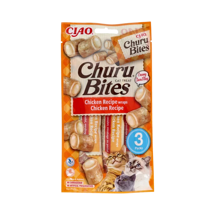 Churu Cat Bites Receta De Pollo 1 Bolsa De 3 Sticks De 10G S Churu Cat Bites Receta De Pollo 1 Bolsa De 3 Sticks De 10G S