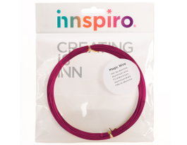Innspiro Fil d'aluminium MAGIC WIRE rouge 1,0 mm, 10 m