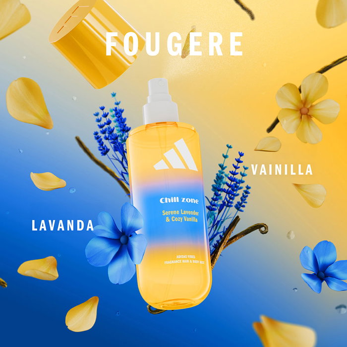 Adidas Vibes Man Chill Zone Brume parfumée pour cheveux et corps 236 ml