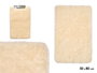 BERILO Alfombra de baño a poils beige 50x80cm