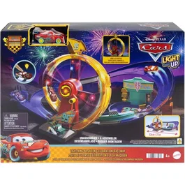 Mattel Circuit Célébration de Flash McQueen avec véhicule lumineux