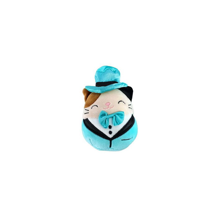 Winning Moves Monopoly Squishmallows - Jeu de société avec peluches exclusives Fifi, Leonard, Gary, Malcolm, Floyd, Maui et Cam the Cat - Dès 8 ans