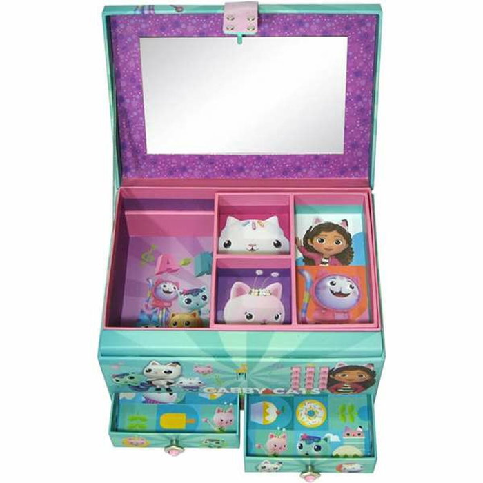 KIDS LICENSING Boîte à bijoux Gabby et la maison magique avec code secret