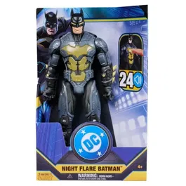 Batman Figurine Deluxe Furtive Interactive 30 cm avec Effets Sonores et Lumineux, 10 Points d'Articulation, Fonctionne sur Piles, Pour Enfants dès 4 Ans