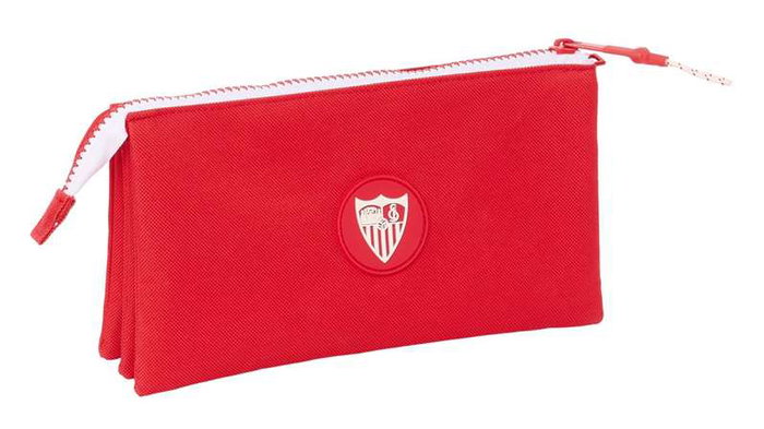 Safta Portatodo Triple Sevilla FC - Trousse triple de rangement, 22 x 12 x 3 cm