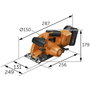 Fein AHKS 18-57 AS Scie circulaire à main sans fil + L-BOXX 238