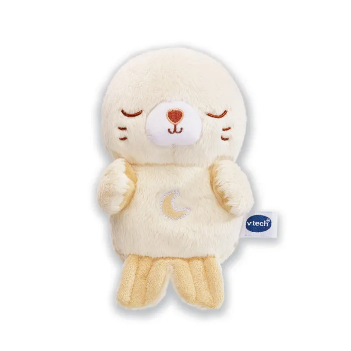 VTECH BABY LumiZen - Doudou lumineux en forme de phoque gris pour enfant de 0 à 8 ans, compagnon de sommeil et de réconfort pour couchers autonomes