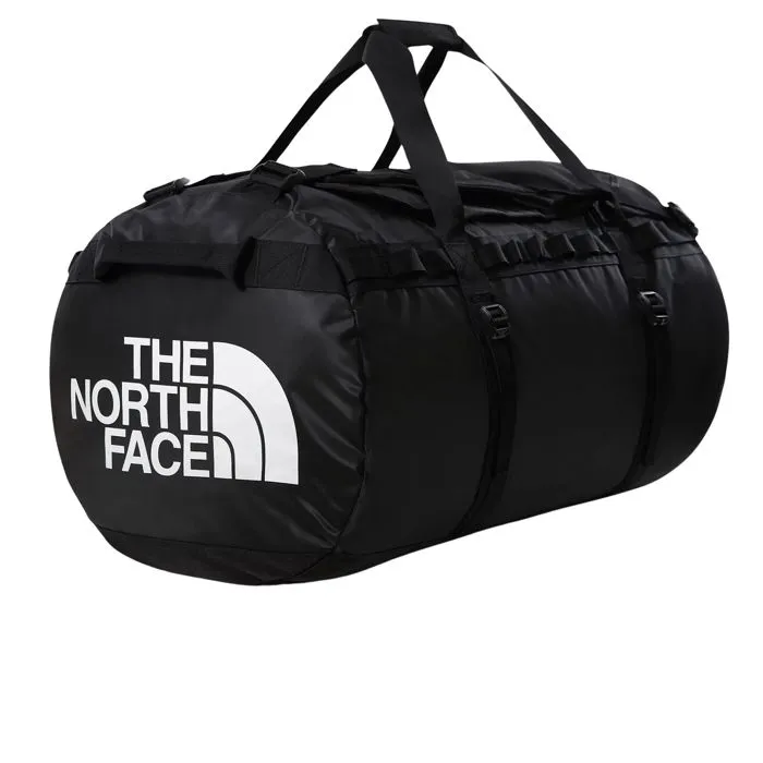 The North Face NF0A52SC 53R - Sac de voyage Base Camp Duffel XL 132L - Nylon balistique recyclé - Noir / Blanc