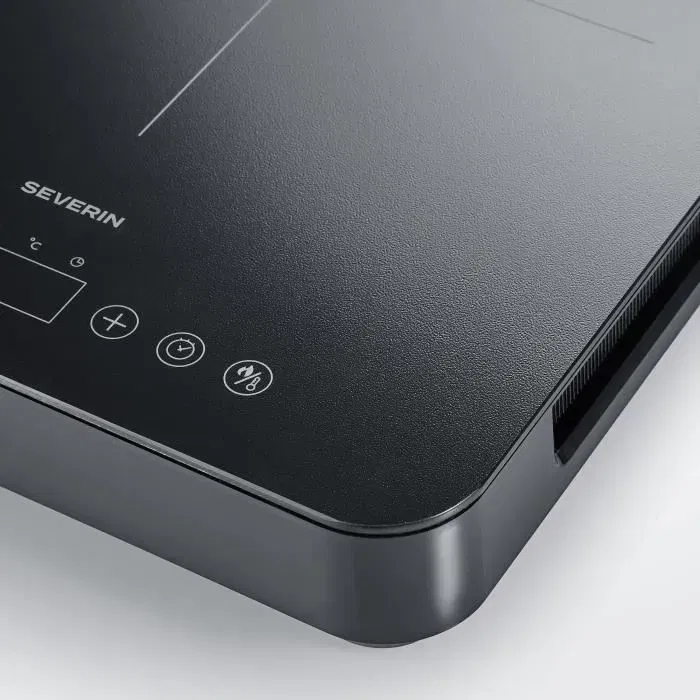 Plaque de cuisson à induction posable SEVERIN KP9190 - 2000W, plaque 22 cm, 10 niveaux, commande tactile, minuteur