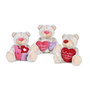 Famosa Peluche Lovely Bear 54 cm - Softies - Ours en peluche super doux avec accessoires