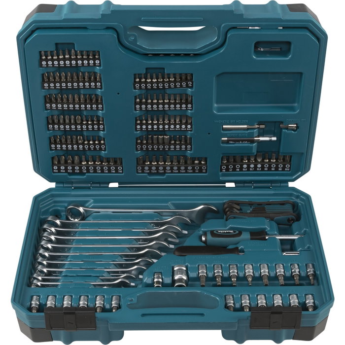 Makita E-10883 Coffret d'outils 221 pièces Makita E-10883 Coffret d'outils 221 pièces