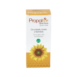 Santiveri Propolflor Spray 30ml – Spray buccal bio au propolis et miel pour la gorge