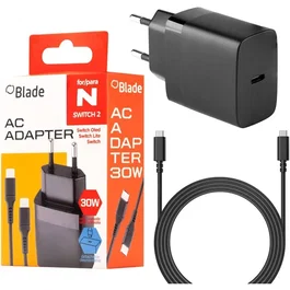 Nintendo Switch 2 Bloc d'Alimentation Officiel - Chargeur Rapide USB-C pour Console - Accessoire Gamer Nomade