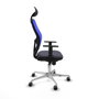 Piqueras y Crespo 1D086G1 Chaise de Bureau avec Appui-tête Gris foncé