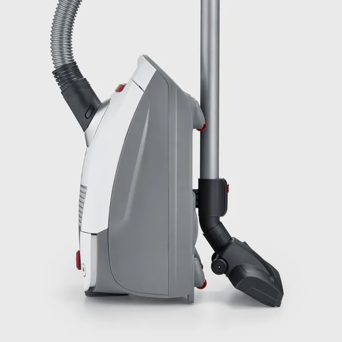 Severin BC 7047 S'Power, Aspirateur traineau 850 W, Blanc / Rouge