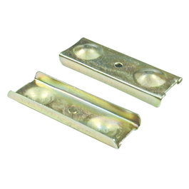 HERRAJES ALK Glissière à double pivot zinguée pour aggloméré 16mm