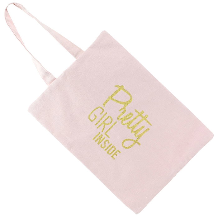 Cosmetic Club Sac en coton avec message doré Cosmetic Club Sac en coton avec message doré