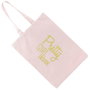 Cosmetic Club Sac en coton avec message doré
