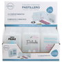 Sensly Pilulier 10 compartiments blanc translucide avec designs variés