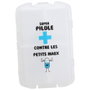 Sensly Pilulier 10 compartiments blanc translucide avec designs variés