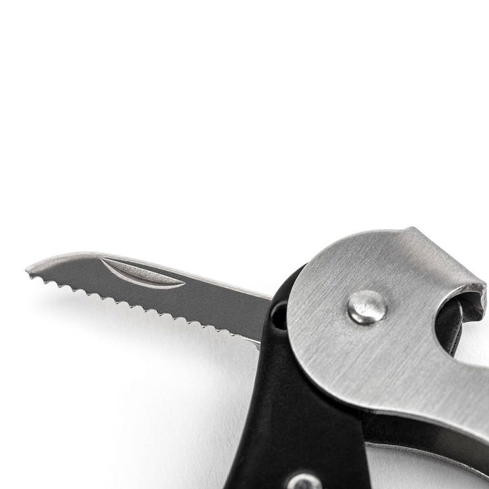 Ouvre-bouteille avec tire-bouchon JATA Noir Acier inoxydable