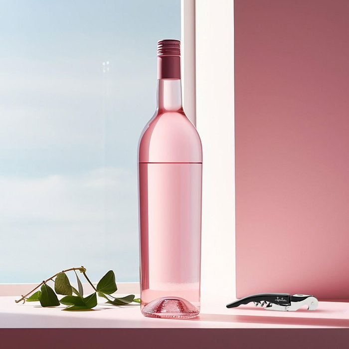 Ouvre-bouteille avec tire-bouchon JATA Noir Acier inoxydable