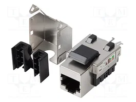 LANBERG Module RJ45 Keystone Cat 6 Argent
