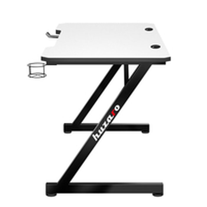 Bureau Huzaro Hero 2.5 Blanc Noir Aluminium 120 x 60 cm Bureau Huzaro Hero 2.5 Blanc Noir Aluminium 120 x 60 cm