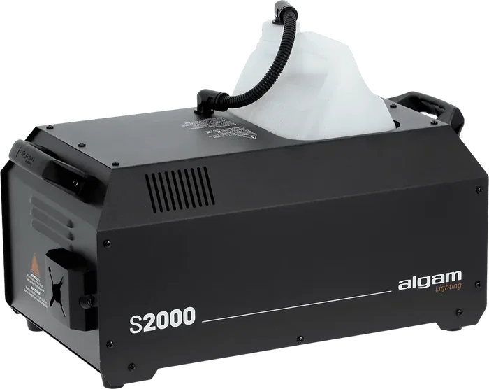ALGAMLIGHT Machine à fumée 1500W - Réservoir 5L, DMX, Télécommande, Noir