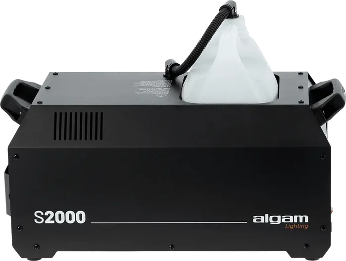 ALGAMLIGHT Machine à fumée 1500W - Réservoir 5L, DMX, Télécommande, Noir