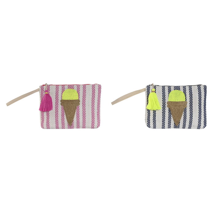 Trousse de toilette Home ESPRIT Bleu Multicouleur Rose (2 Unités) Trousse de toilette Home ESPRIT Bleu Multicouleur Rose (2 Unités)