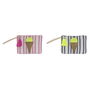 Trousse de toilette Home ESPRIT Bleu Multicouleur Rose (2 Unités)