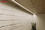 KIMERA Profilé Aluminium EGEN Anodisé Argent avec Diffuseur Opale, 2,02 m