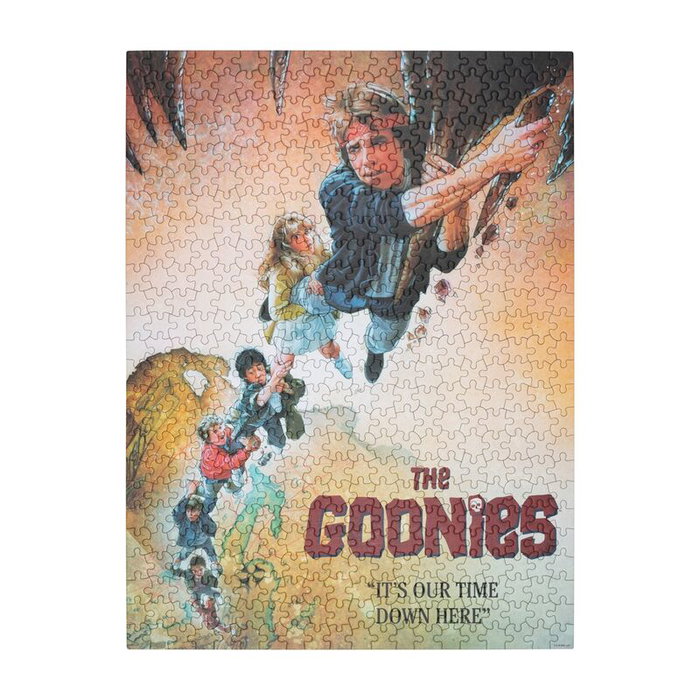 ERIK Puzzle The Goonies 500 Pièces, Taille Assemblé: 61x45,7 cm, Puzzle Vertical avec Poster A4 et Packaging Cylindrique