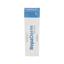 Sanasur Repaderm Natural Crème Mains, Pieds et Coudes à l'Urée 15% – Hydratante et Réparatrice